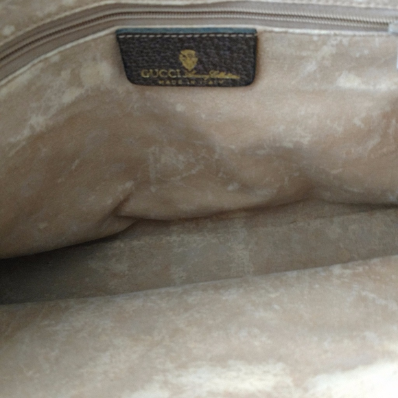 Sherry Stripe Vintage Gucci Tote Satchel - Picture 6 of 8