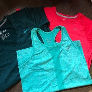Nike Tee Shirt & Tank Bundle 3 for $24!!!