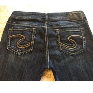 BUCKLE Silver - Skinny Dark Low Rise Stretch Jeans