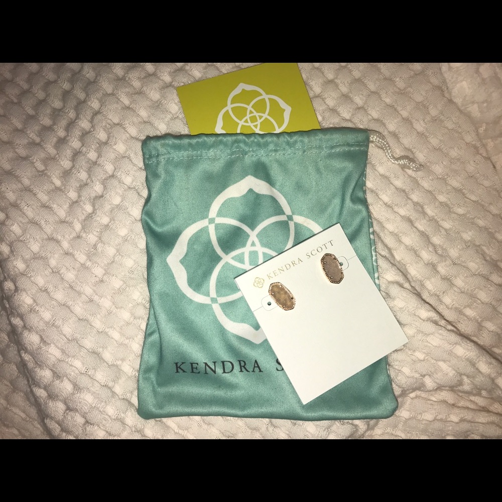 Kendra Scott Ellie Rose Gold Stud Earings