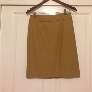 Jcrew Mustard Pencil Skirt