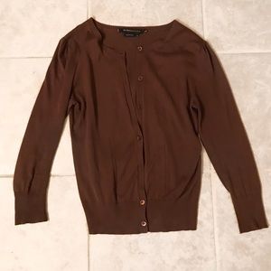 BCBG Max Brown Cardigan
