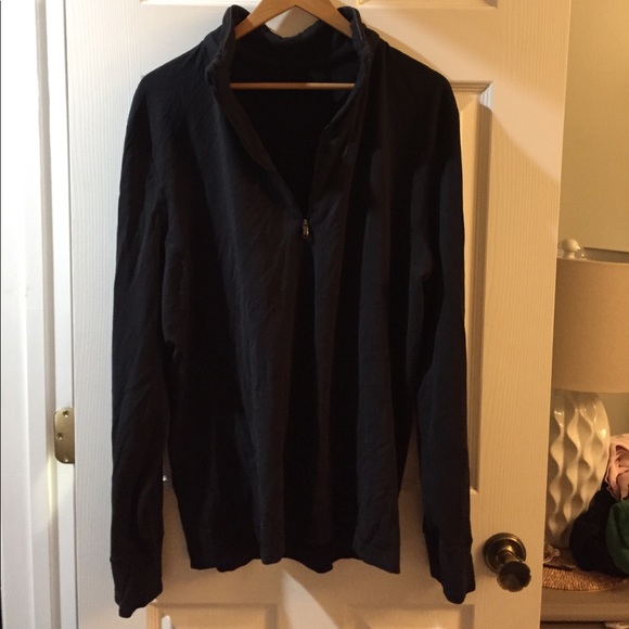 lululemon athletica Other - Lululemon men's black half zip long sleeve shirt L