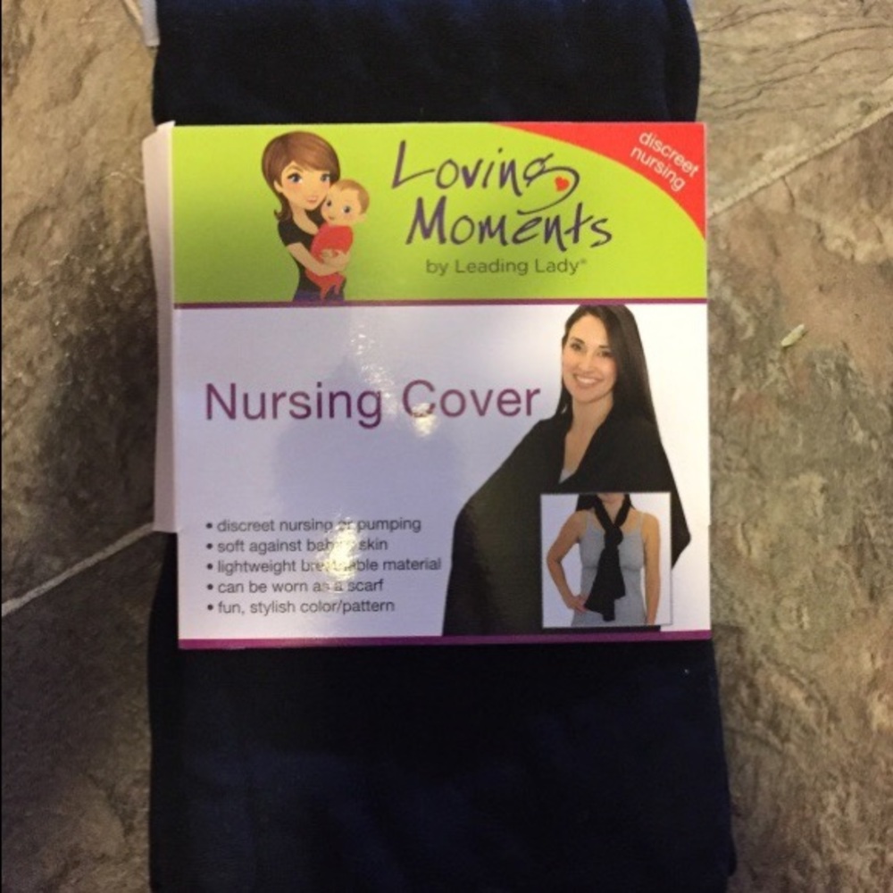 Black nursing cover