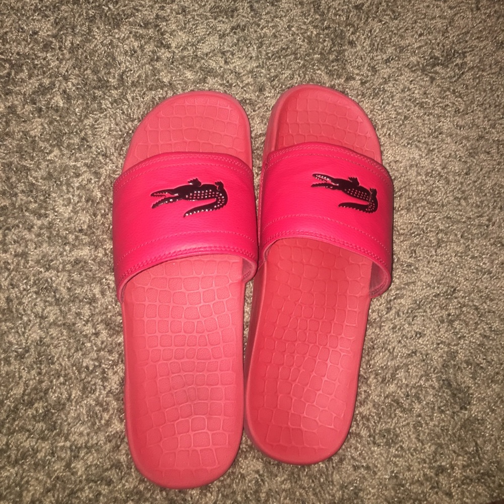 Lacoste designer slippers