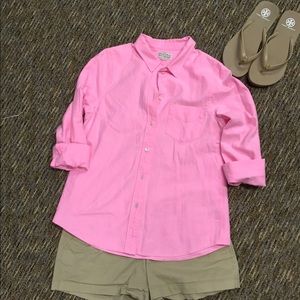 Madewell Pink button down