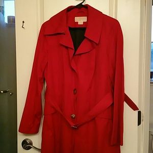 Michael Kors Red Trench Coat
