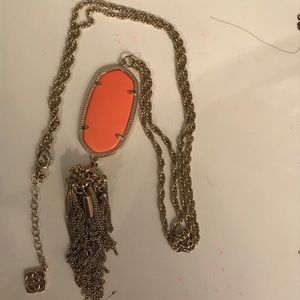Orange Kendra necklace