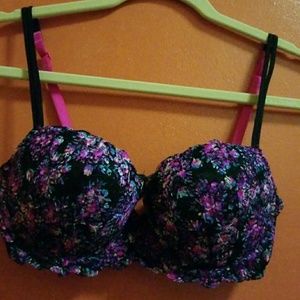 Floral 32D PINK bra