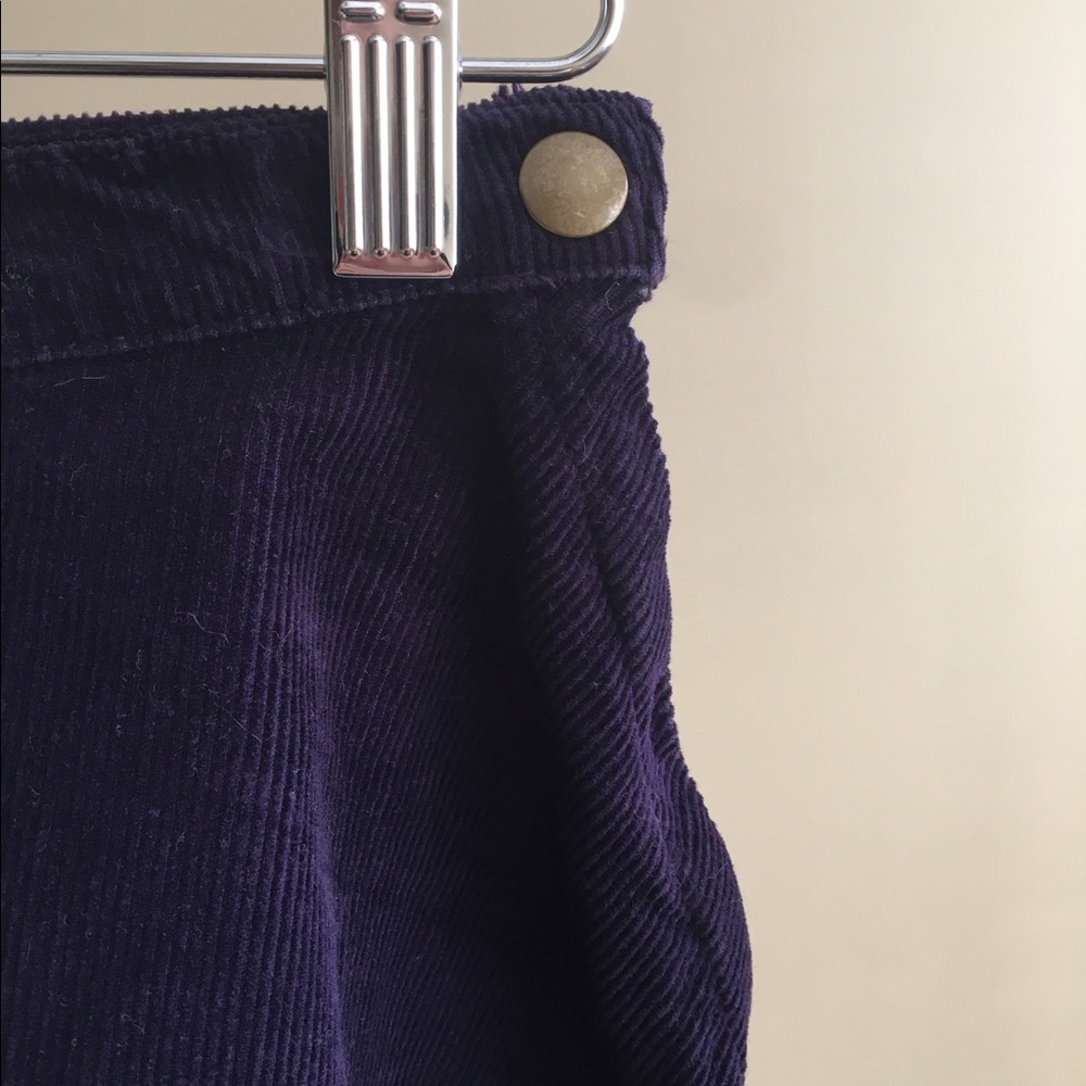 American Apparel corduroy circle skirt, size S