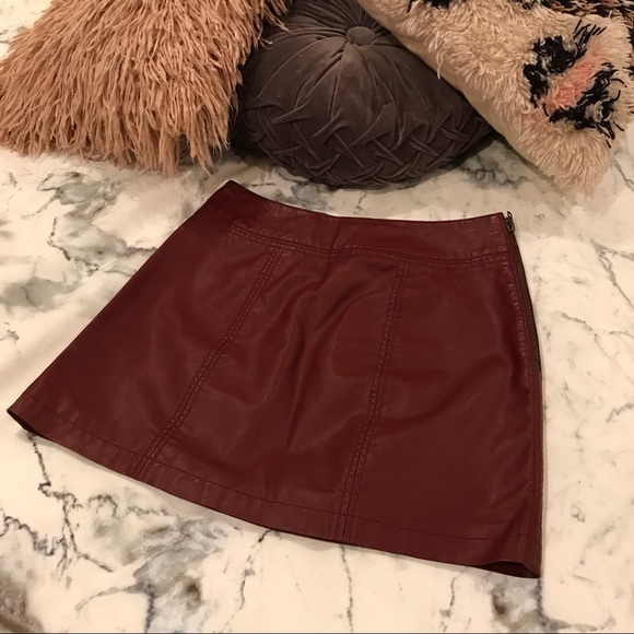 Free People Dresses & Skirts - Free People Leather Skirt