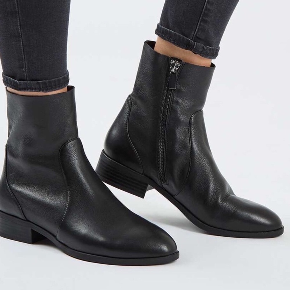KLASH LEATHER SOCK BOOTS