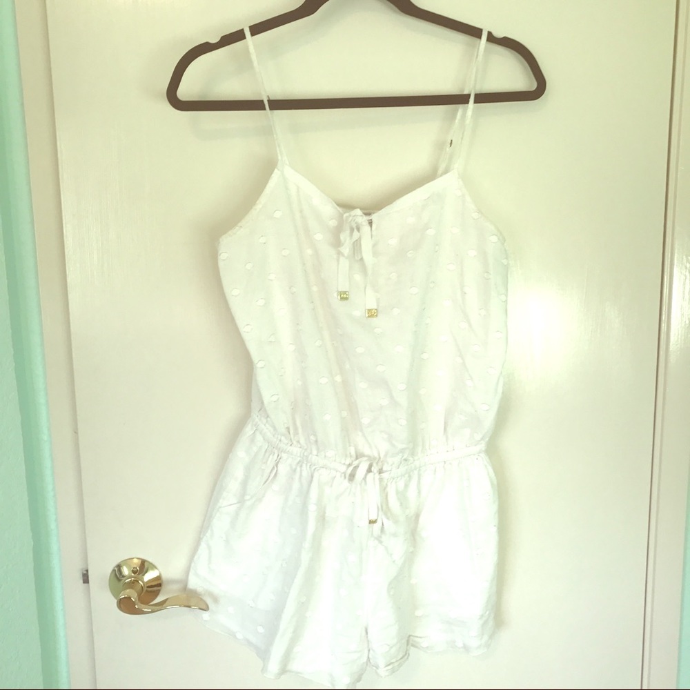 Juicy Couture White Babydoll Romper
