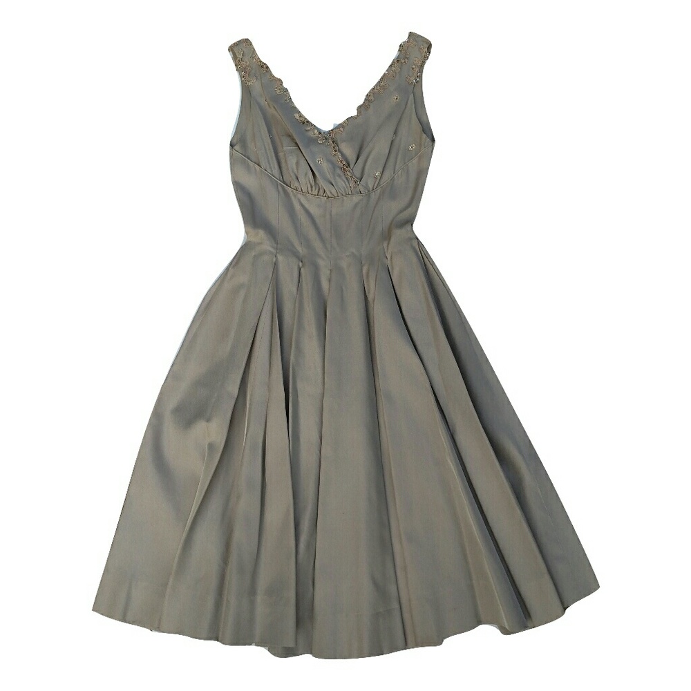 1950's Champagne Cocktail Dress