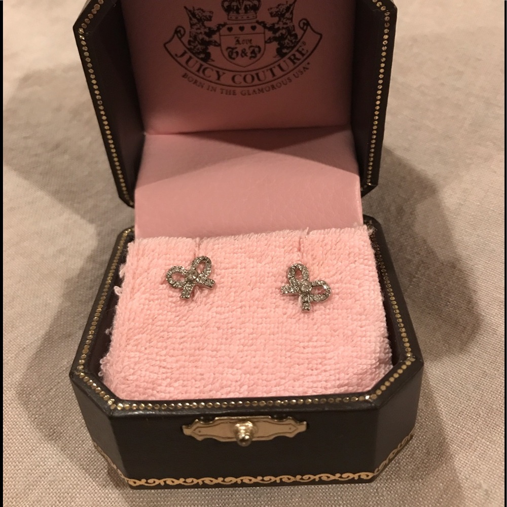 Juicy Couture bow studs