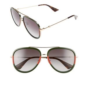 Gucci 57 mm sunglasses .