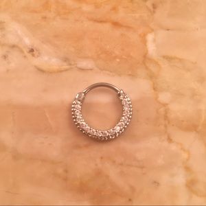 NWOT 16G Steel Jeweled Septum Ring