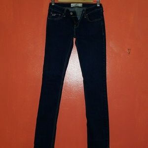 Hollister dark blue straight legged Jeans