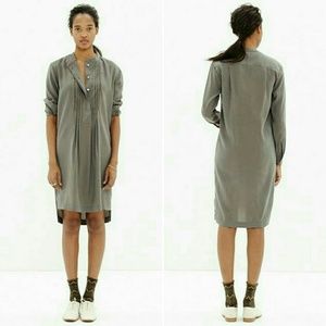 NWOT! Madewell pleated tunic shirt dress