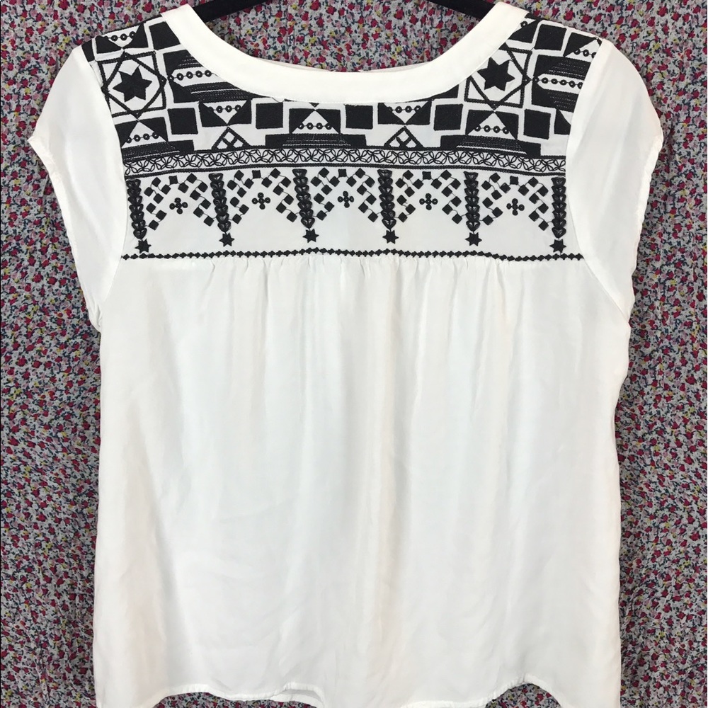 forever 21 embroidered shirt