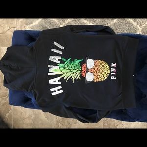 NWT Victoria Secret Hawaii Pineapple sweatshirt.
