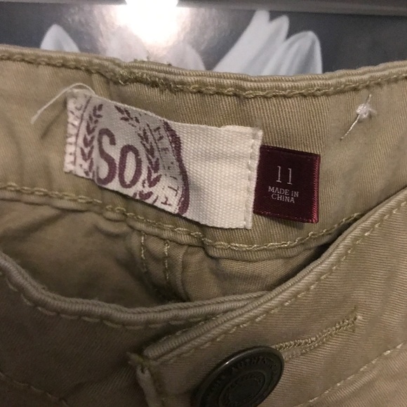 🛍SO khaki cargo straight pants - Picture 3 of 5