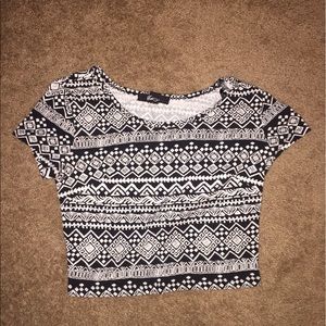 Aztec crop top