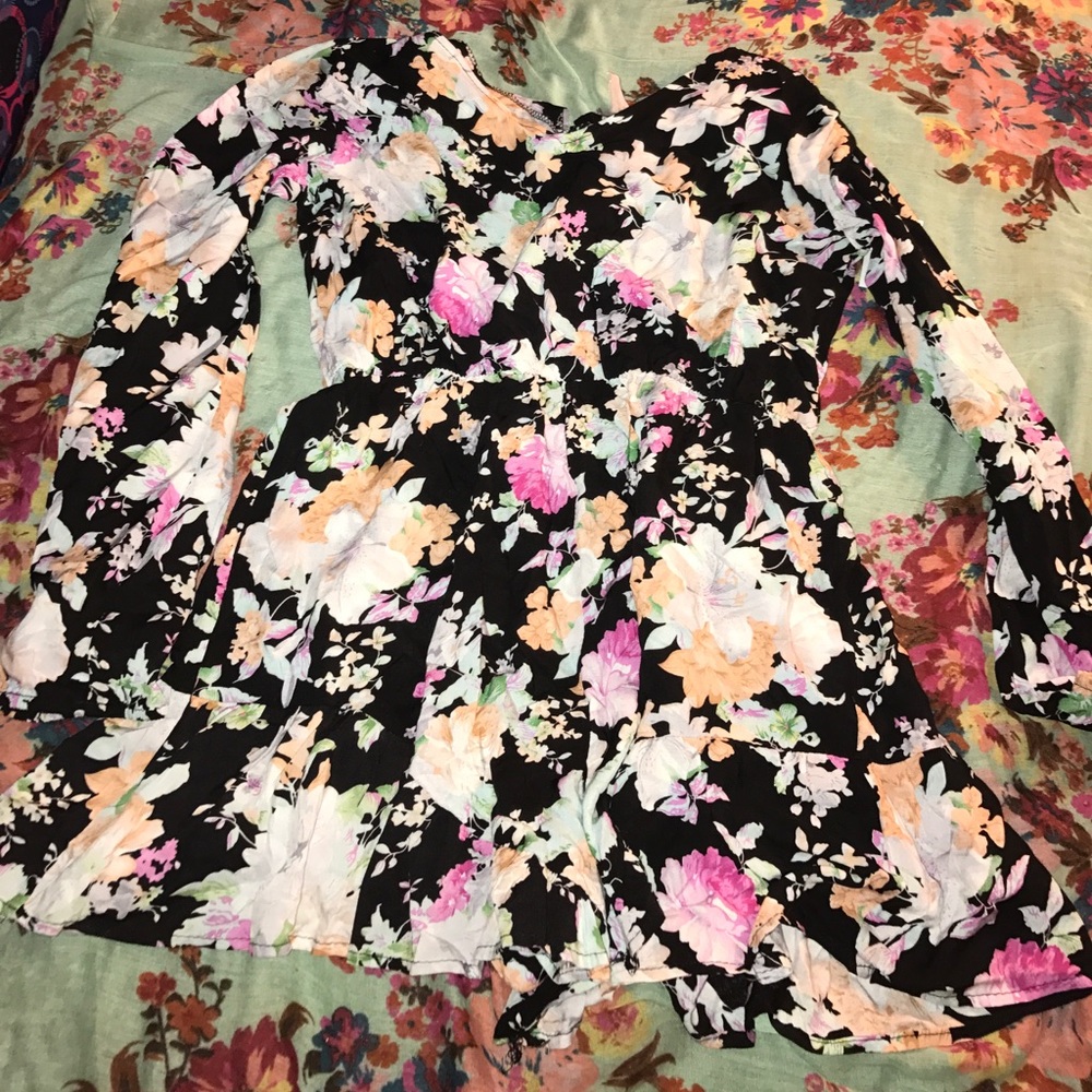 FLORAL ROMPER