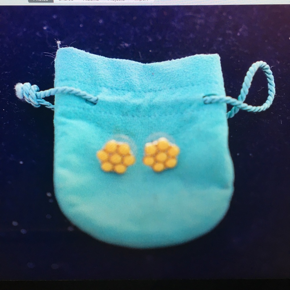 Fun bright sun yellow earrings