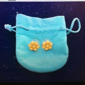 Fun bright sun yellow earrings