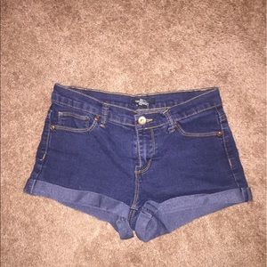 Denim shorts