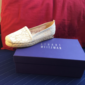 Stuart Weitzman Lace Moccasins
