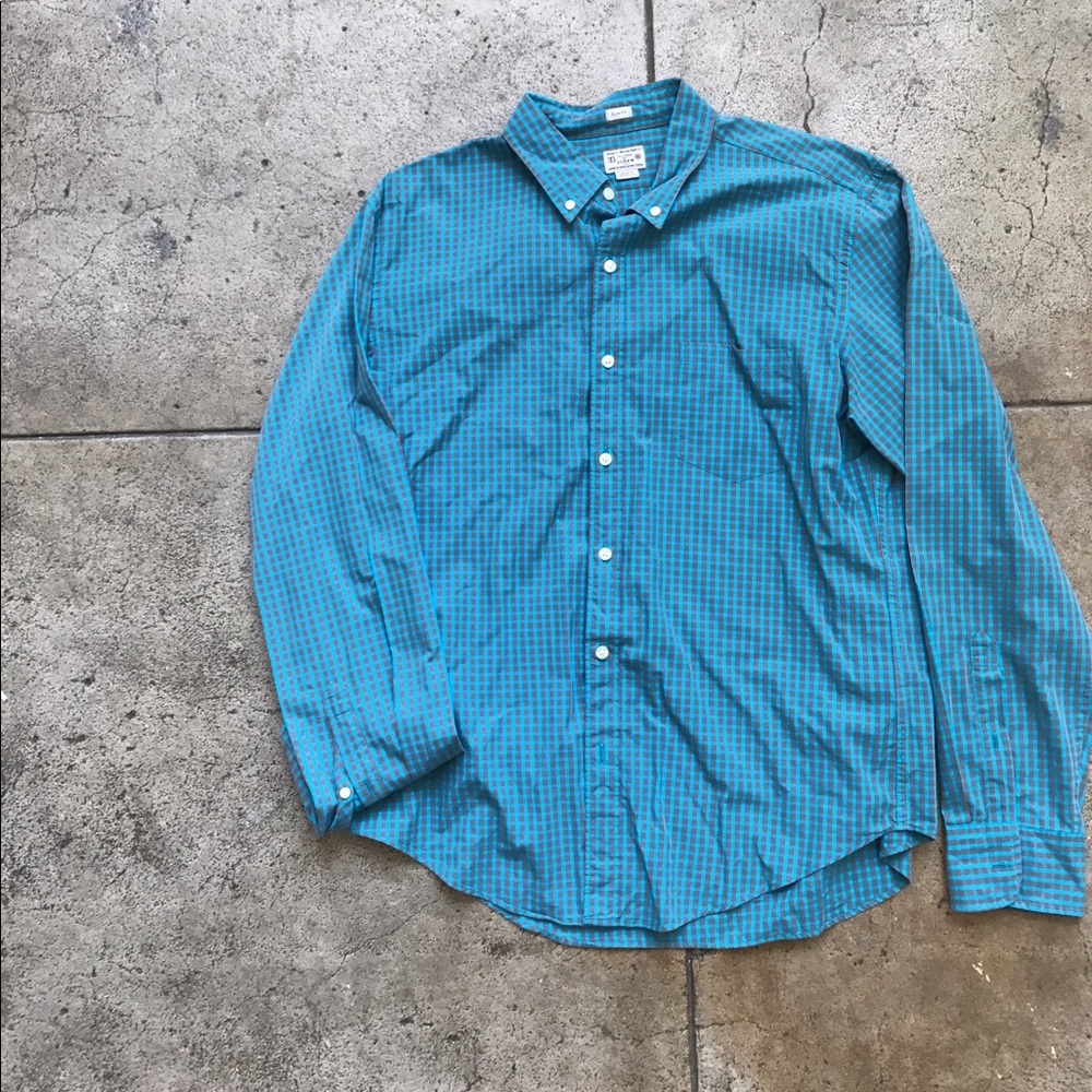 J. Crew slim fit button down shirt. Size XL