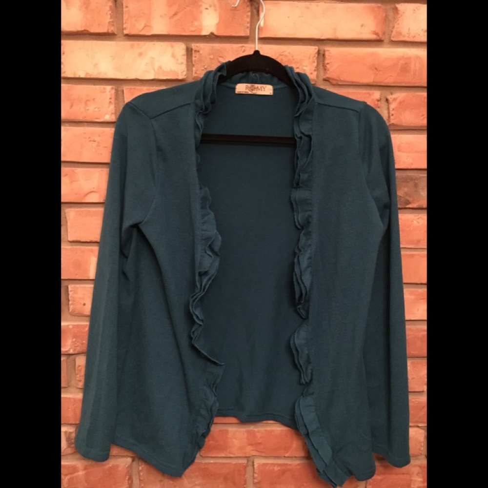 SALE Blue/green Cardigan