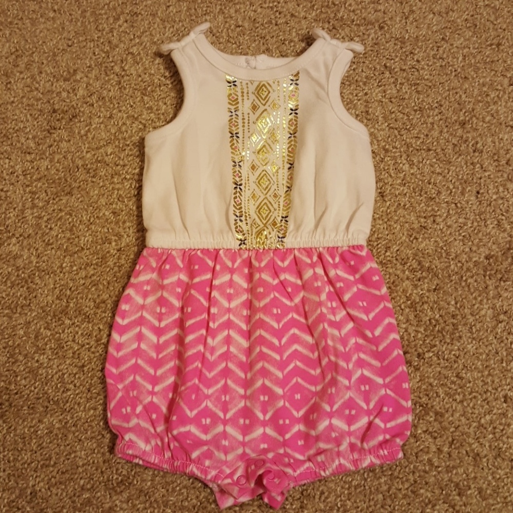 Aztec Baby Girl Romper