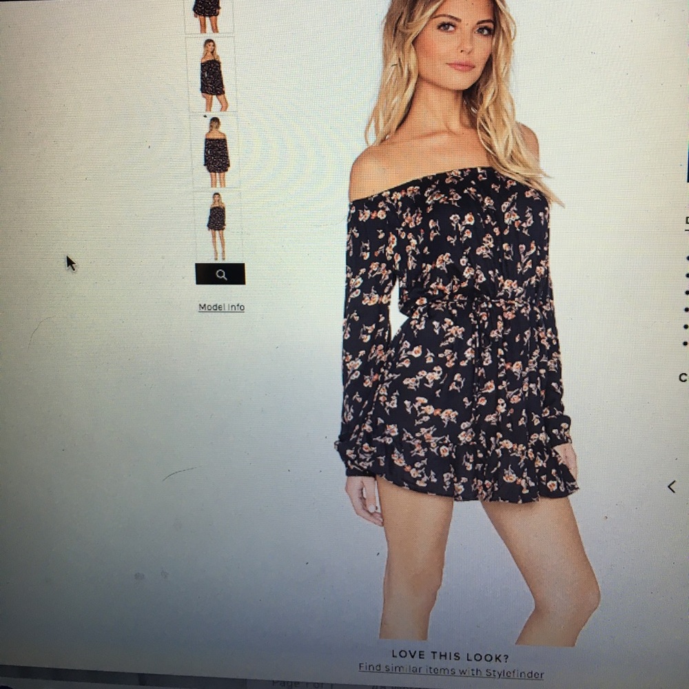 Lisakai Vera off the shoulder dress sz. S/M