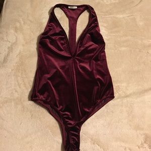 Burgundy Bodysuit