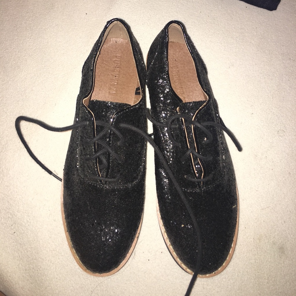 Black Sequins Shoes