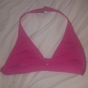 Pink Triangle Bikini Top