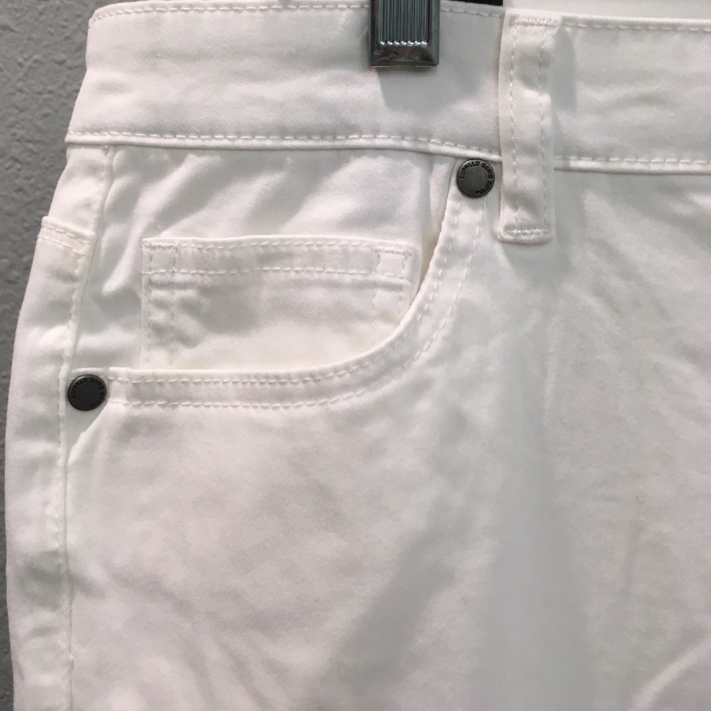 Buffalo David Bitton white stretch jeans