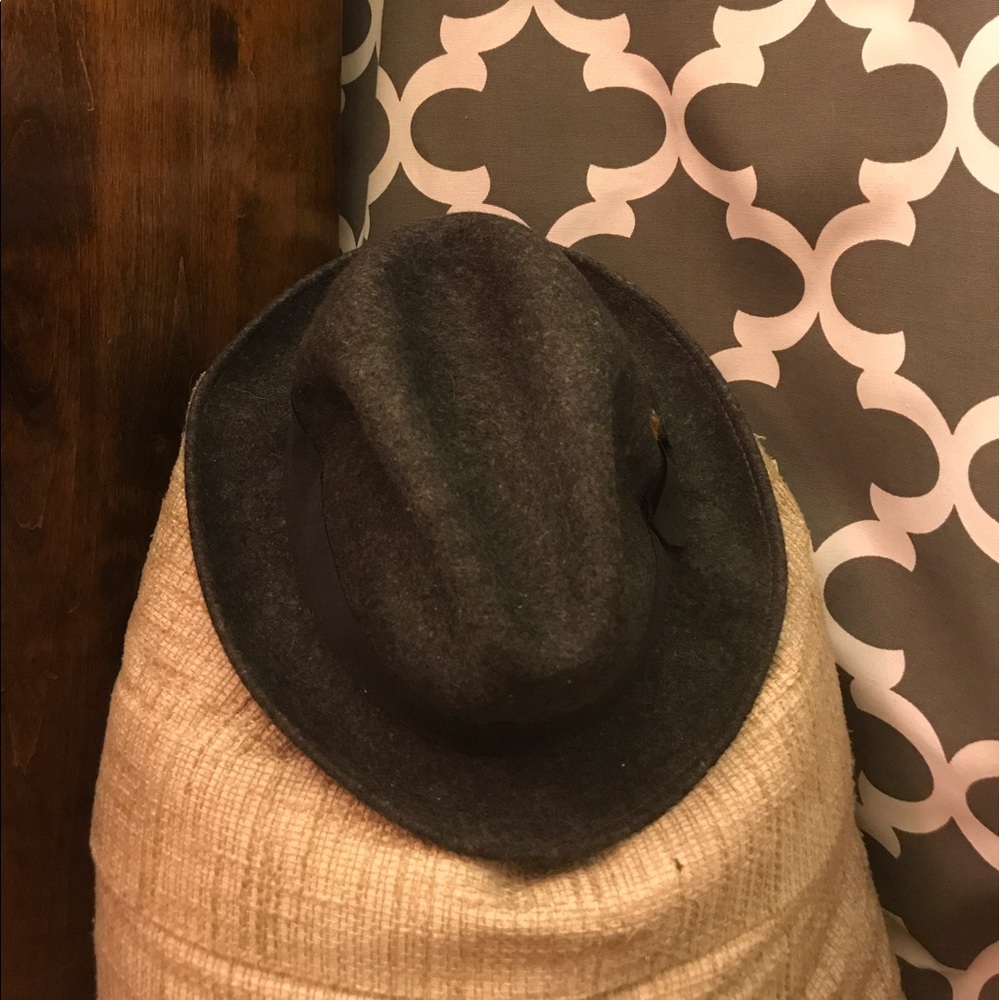 Dark Gray Bowler Hat