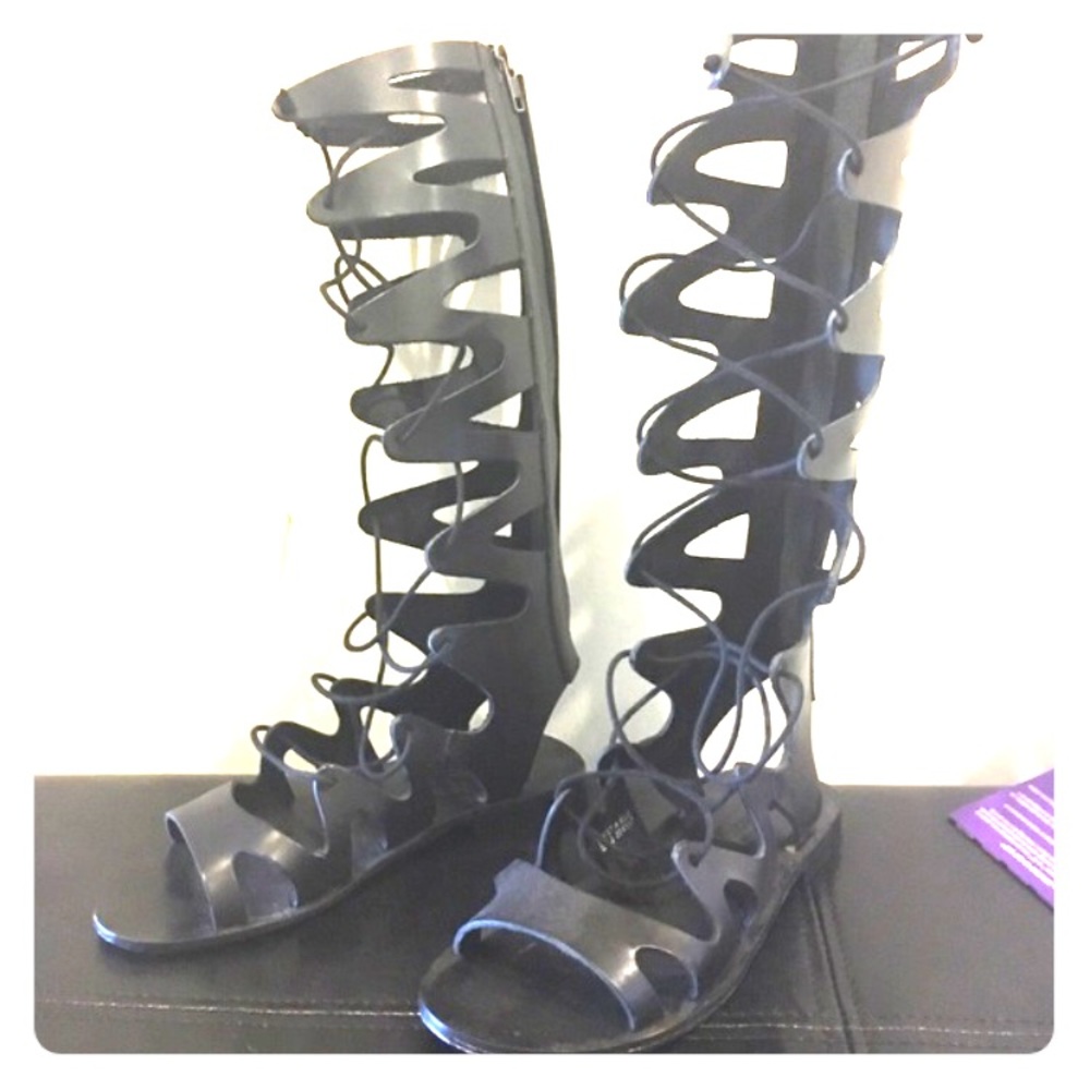 Topshop figtree gladiator zip up sandals
