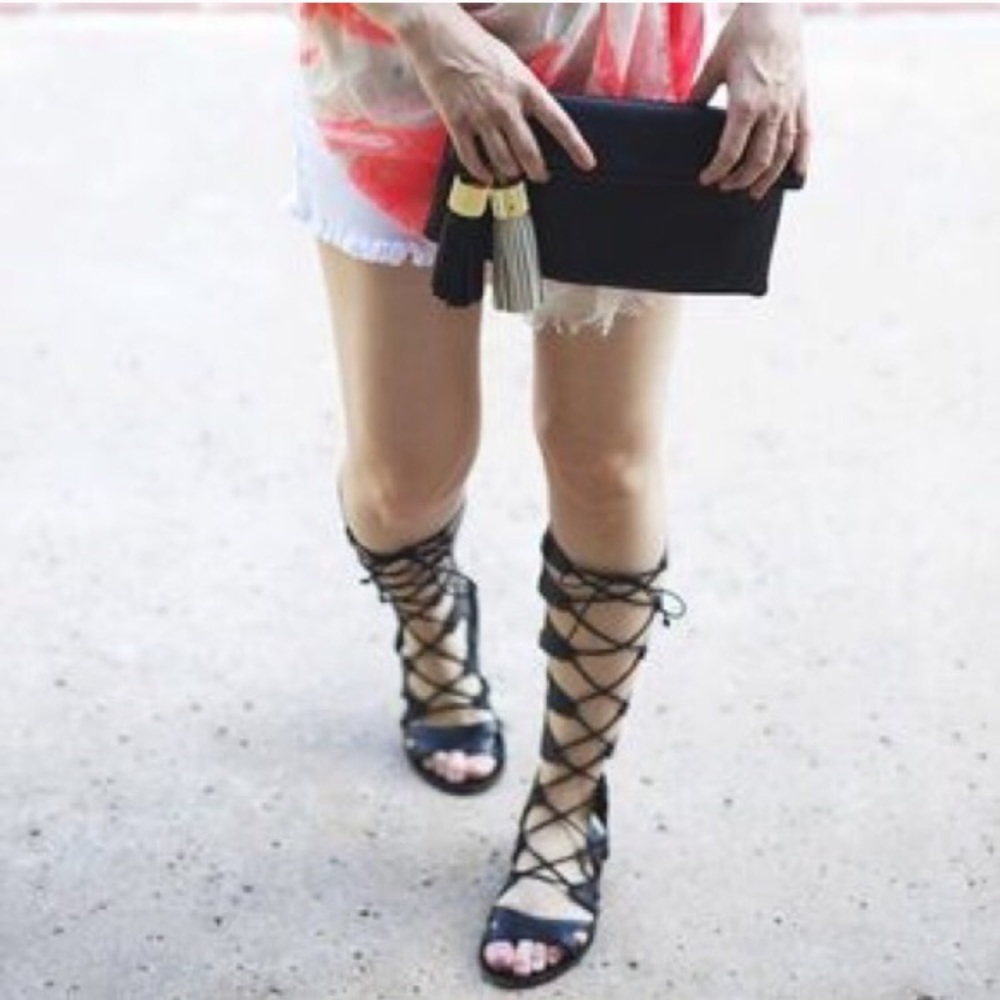 Topshop figtree gladiator zip up sandals - Picture 2 of 3