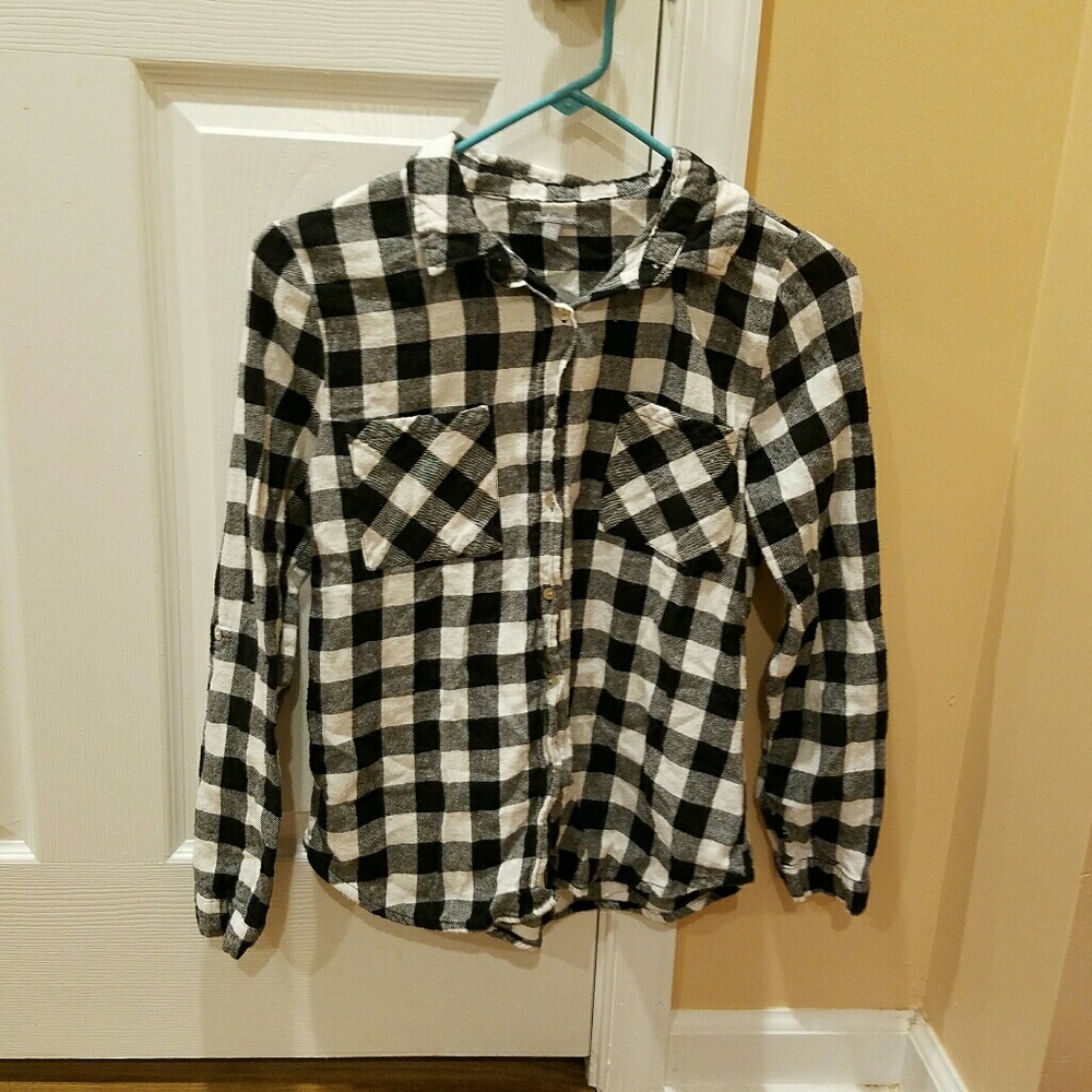 Charlotte russe flannel shirt