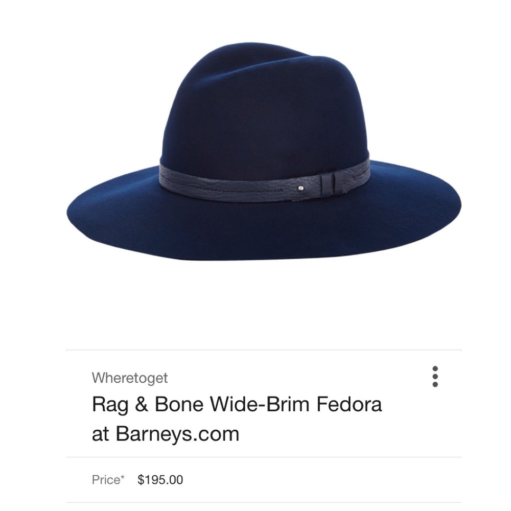 Rag & Bone Wide Brim Fedora