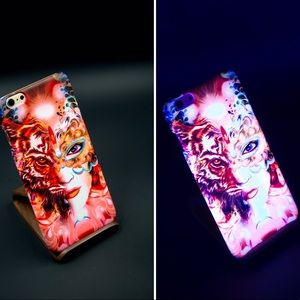 iPhone 7 plus glow under UV lights