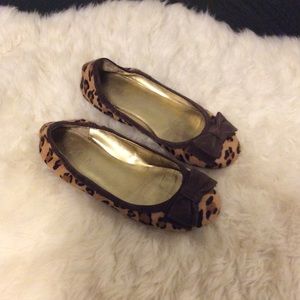 Ralph Lauren Calf Hair Flats
