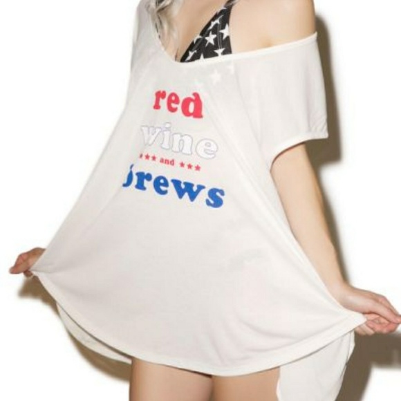 Wildfox Red Wine & Brews NWOT - Picture 2 of 5