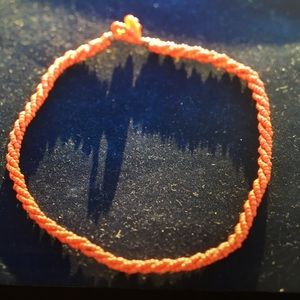 One of a kind coral beaded twist necklace