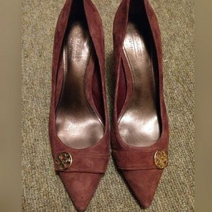 Coach Zelda suede heels
